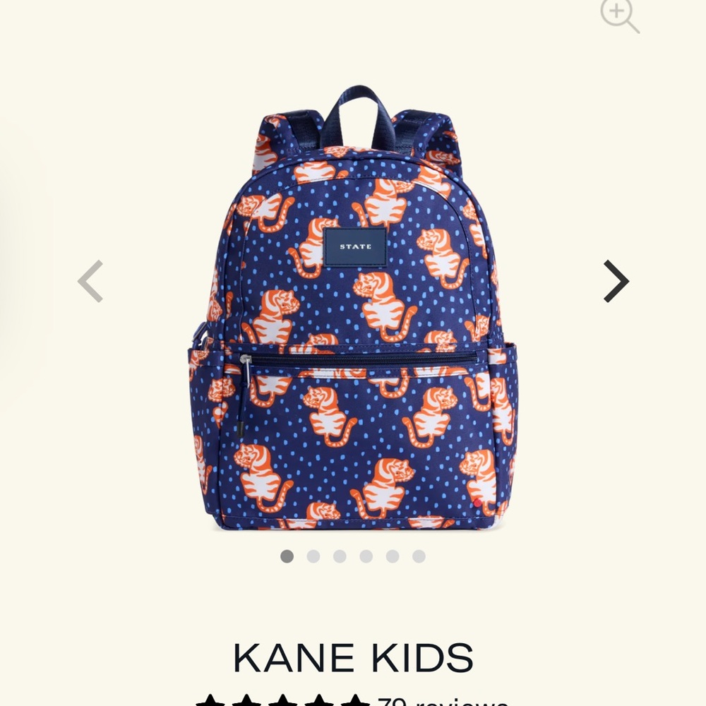 State full size children’s backpack. Brand new with tags and box.